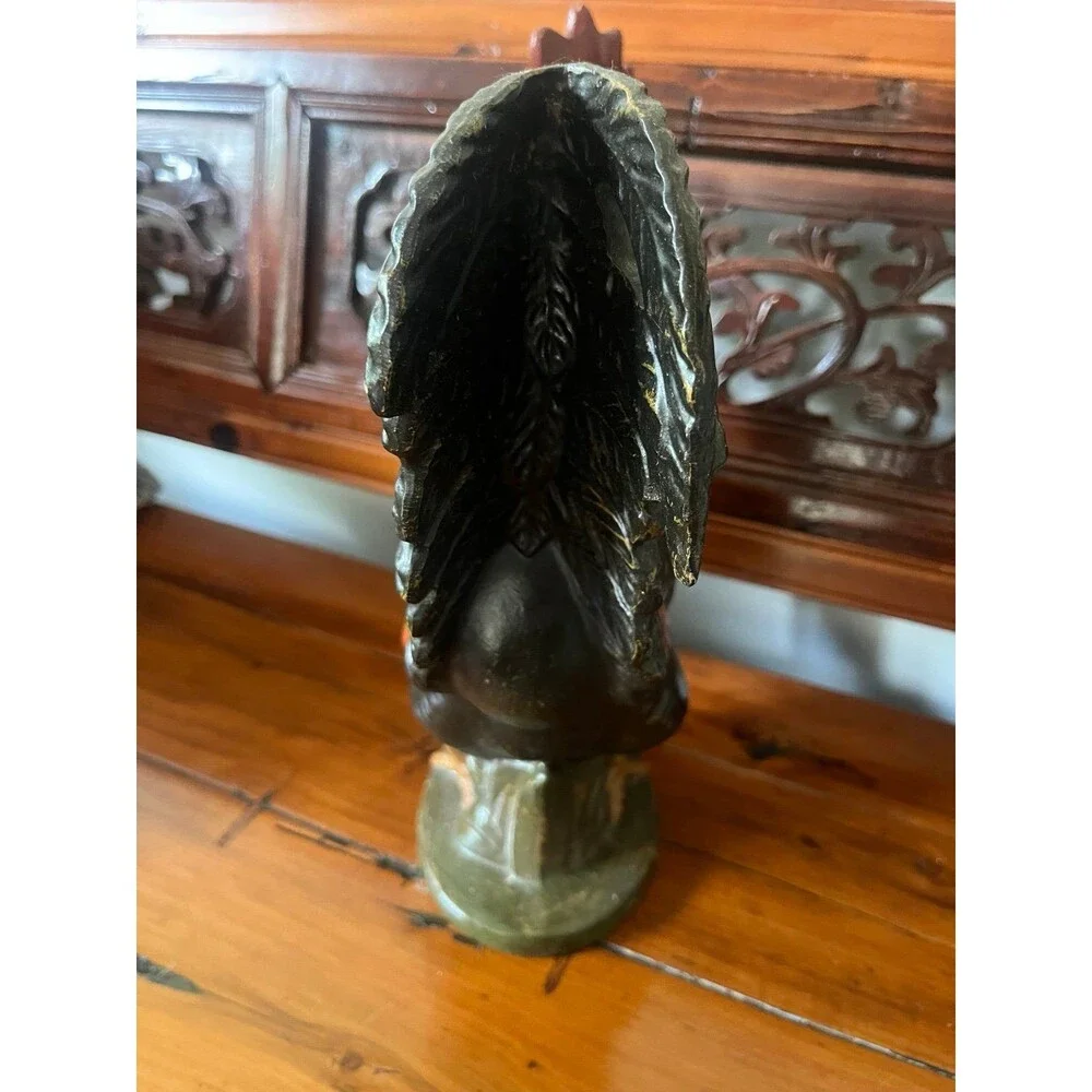 Resin Rooster Farm Figurine